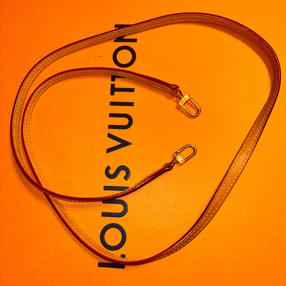 Louis Vuitton Tan Leather Strap